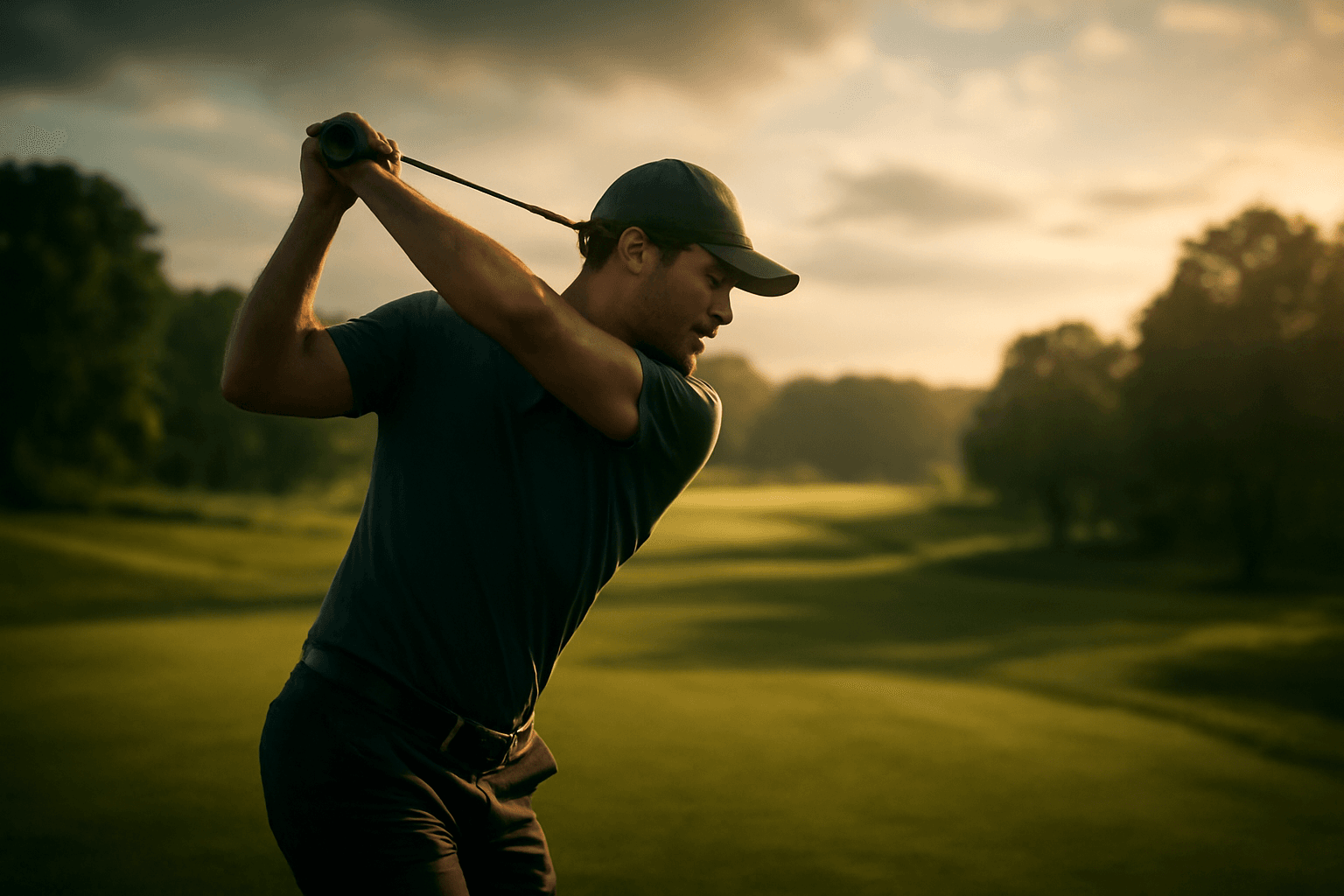 Åberg höll sig nära trots svaga utslag