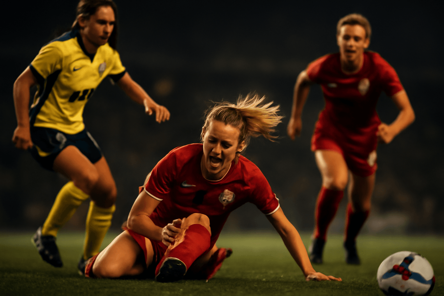 Hanna Wijk skadad – lämnar i första halvlek, knä misstänkt