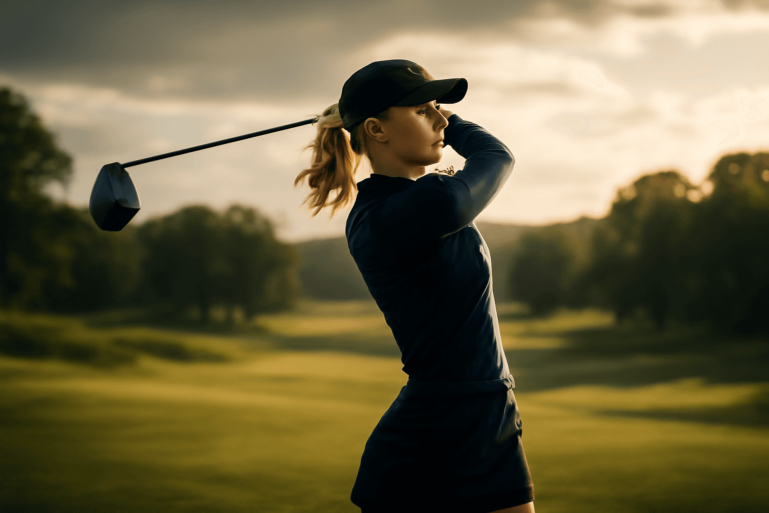 Nelly Korda tar tredje majoren – ledde från start till mål