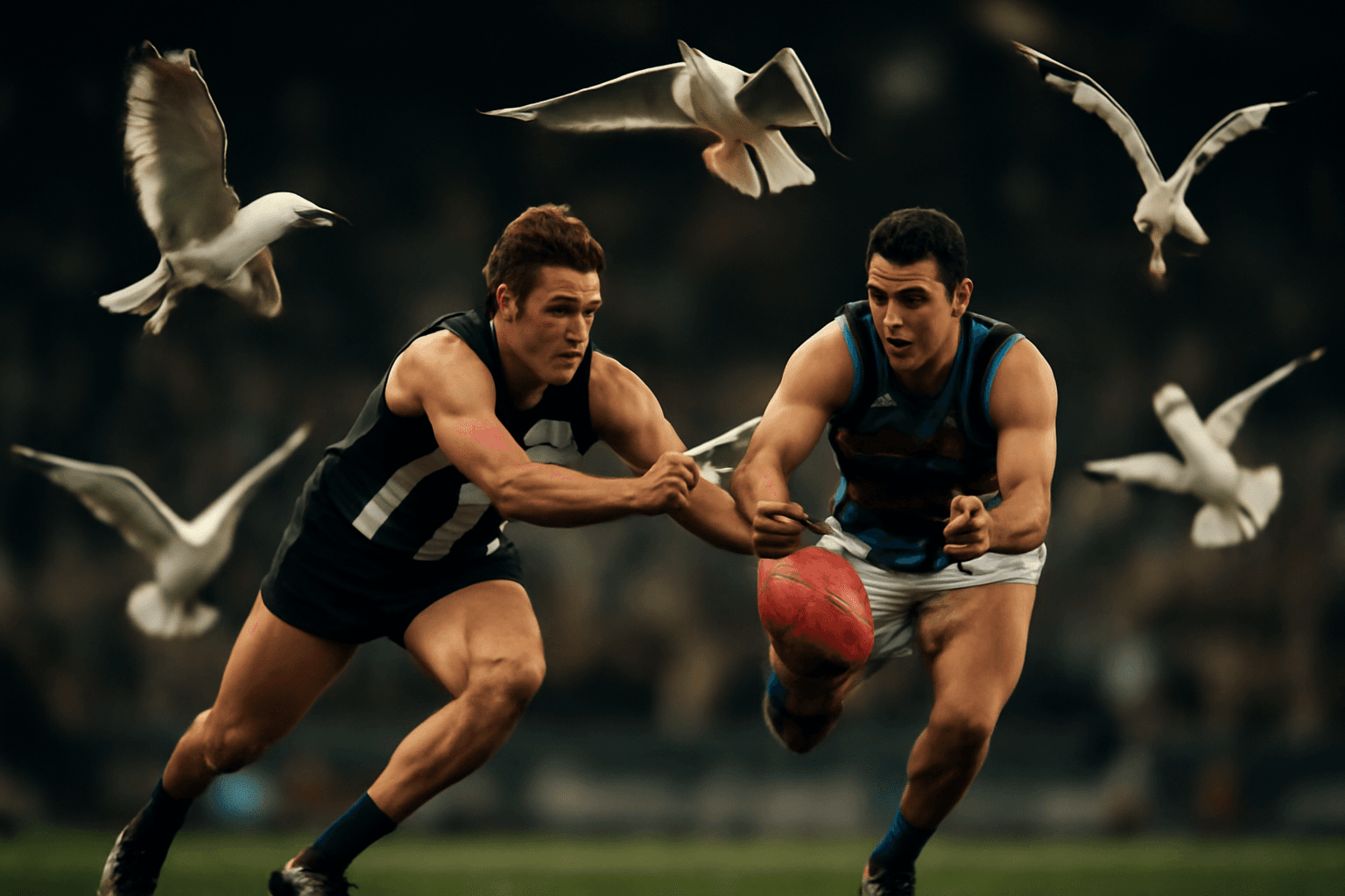 När fåglarna stal showen i Newcastle–Melbourne-matchen