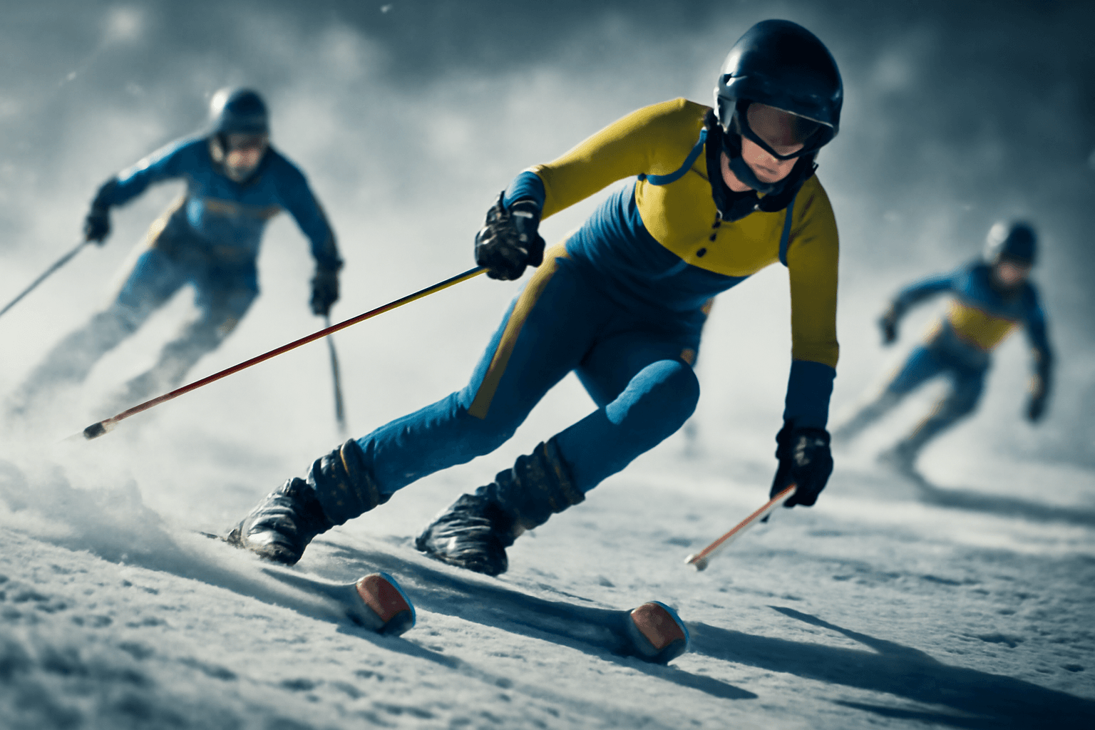 Svenska alpina laget testar Bosch i snö och is – ny teknik