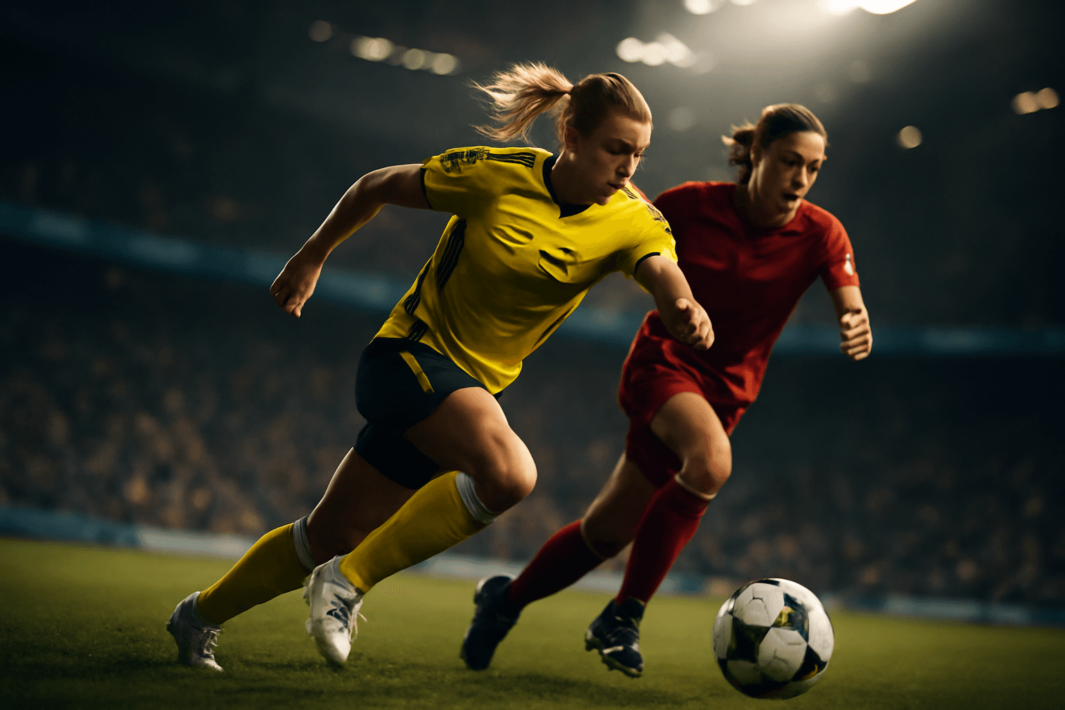 Över 20 000 på läktaren — svensk damfotboll tar fart