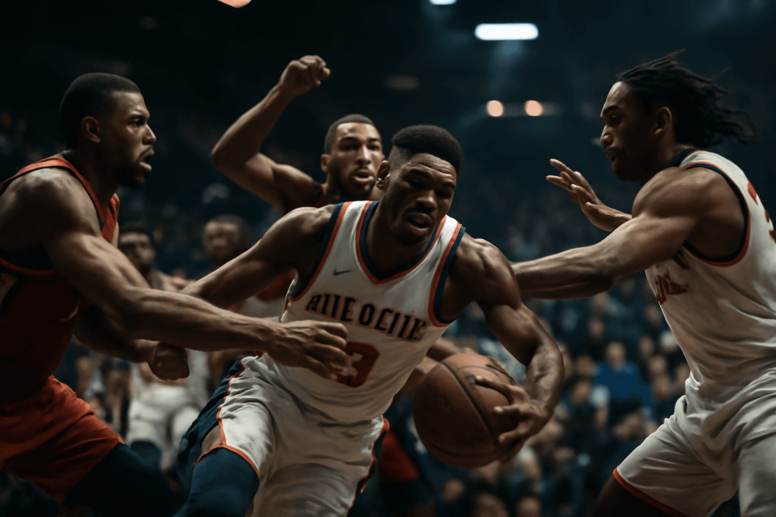Knicks vidare efter rekordkross – planen i kaos och slagsmål