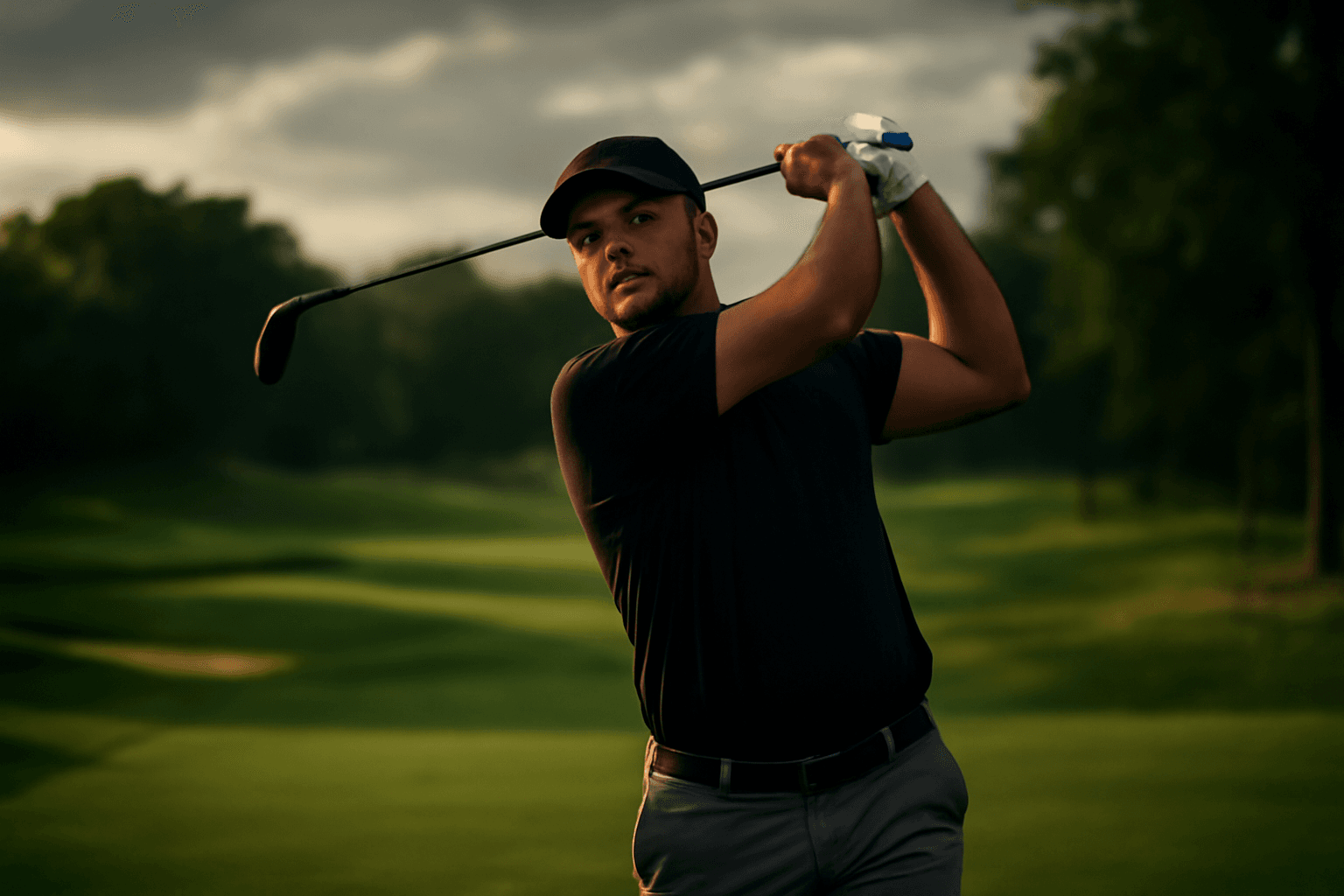 Jason Day bryter på tionde hålet — sju över i U.S. Open