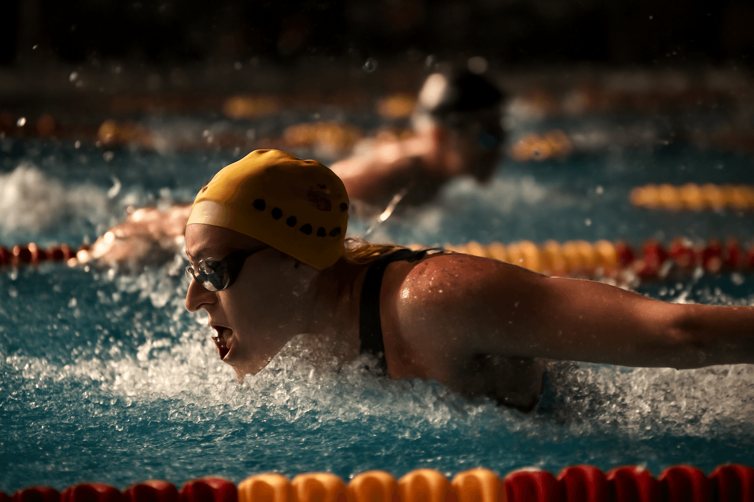 Sarah Sjöström tvåa på 50 m fjäril i Rom – nära rekord