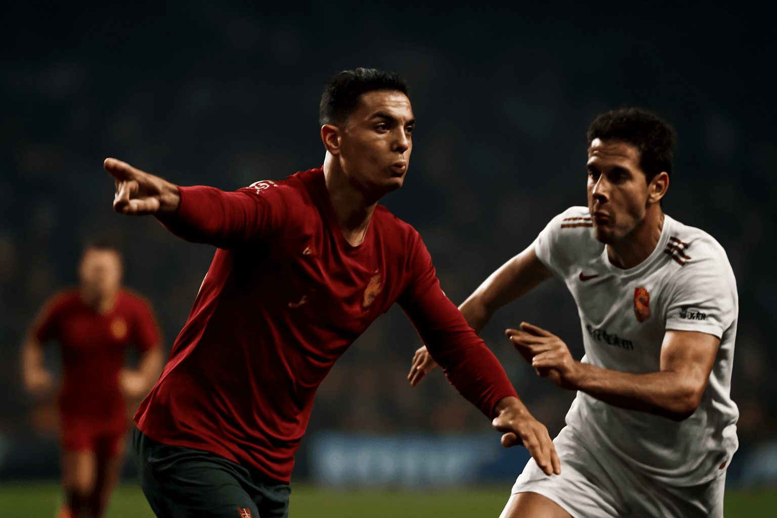 Ronaldo pekade ut journalist – spänning inför Spanien