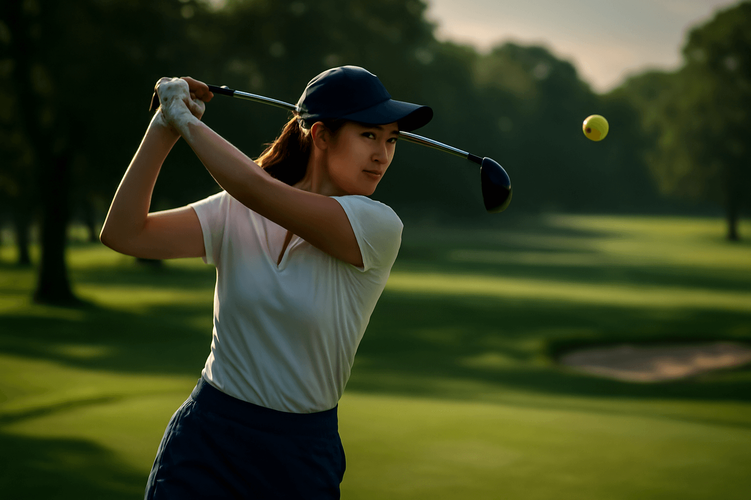 Shiho Kuwaki: först att vinna major med gul golfboll